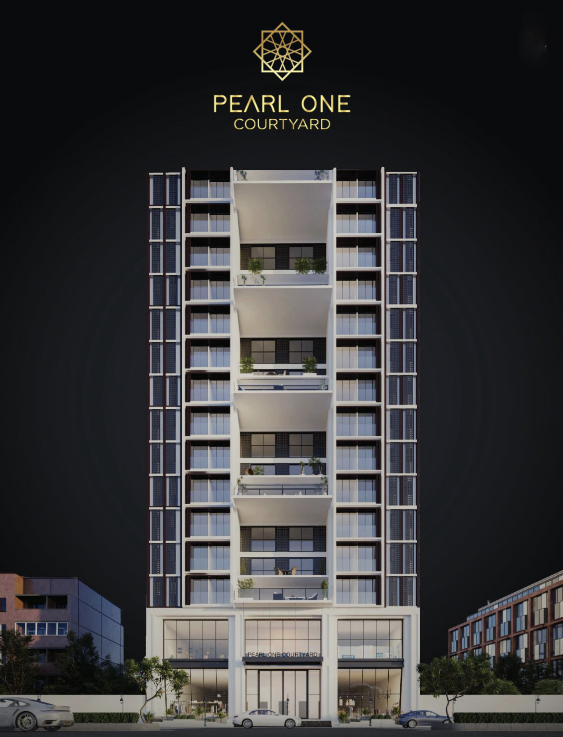 Pearl One – Courtyard: Bahria’s Tallest Tower